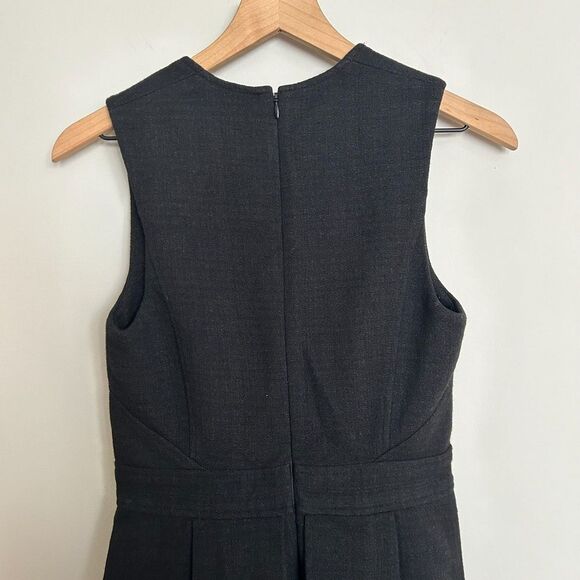 Black Proenza Schouler Pleated Wool Dress - Picture 10 of 11